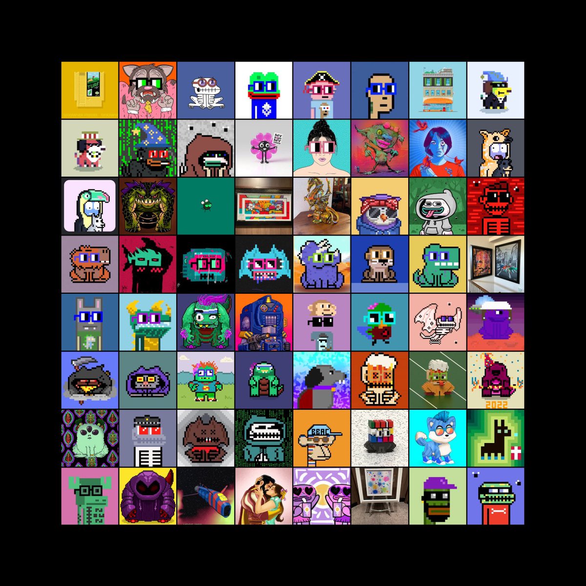 Happy New Year everyone, these have been some of my art pickups this last year or so. Looking forward to what 2023 might bring.