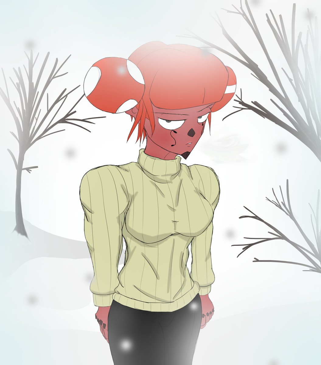 Thicctional's tweet photo. Merry (late) Christmas, and a happy new year! #Christmas #NewYear #ocart https://t.co/qjBdwAaPSG