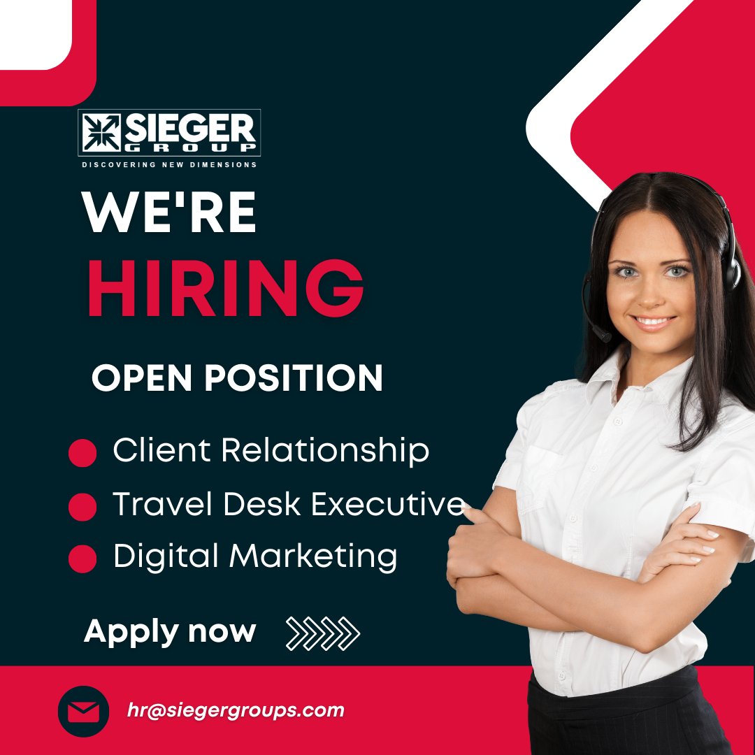 siegerindia's tweet photo. Suitable candidates can send your resume to hr@siegergroups.com https://t.co/HPuM9sVLeI