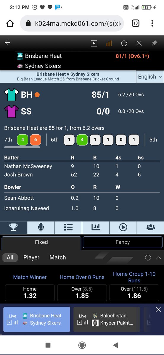 cricmillennium's tweet photo. Josh Brown is towing all over the park
#askpredictstar #BBL12 #bbl2022 #bigbashleague #bigbash https://t.co/16yT91Bfpo