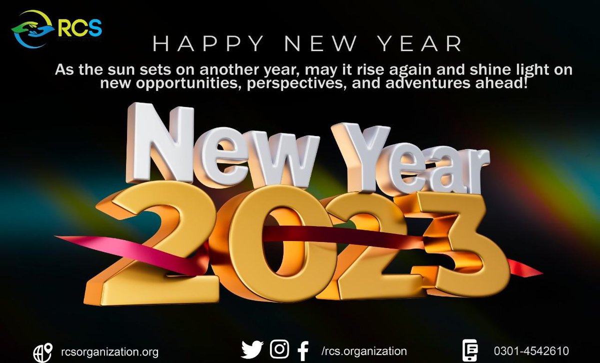 RcsOrganization's tweet photo. 💫Here is eve of New Year welcoming us a time to say *goodbye* to *2022* and a time to say *hello* to *2023* . A year where we will be there for one another as fellow members of humanity.

#resourcescoalitionsociety 
#rcsorganization 
#happynewyear2023 https://t.co/f91PjXKuo8