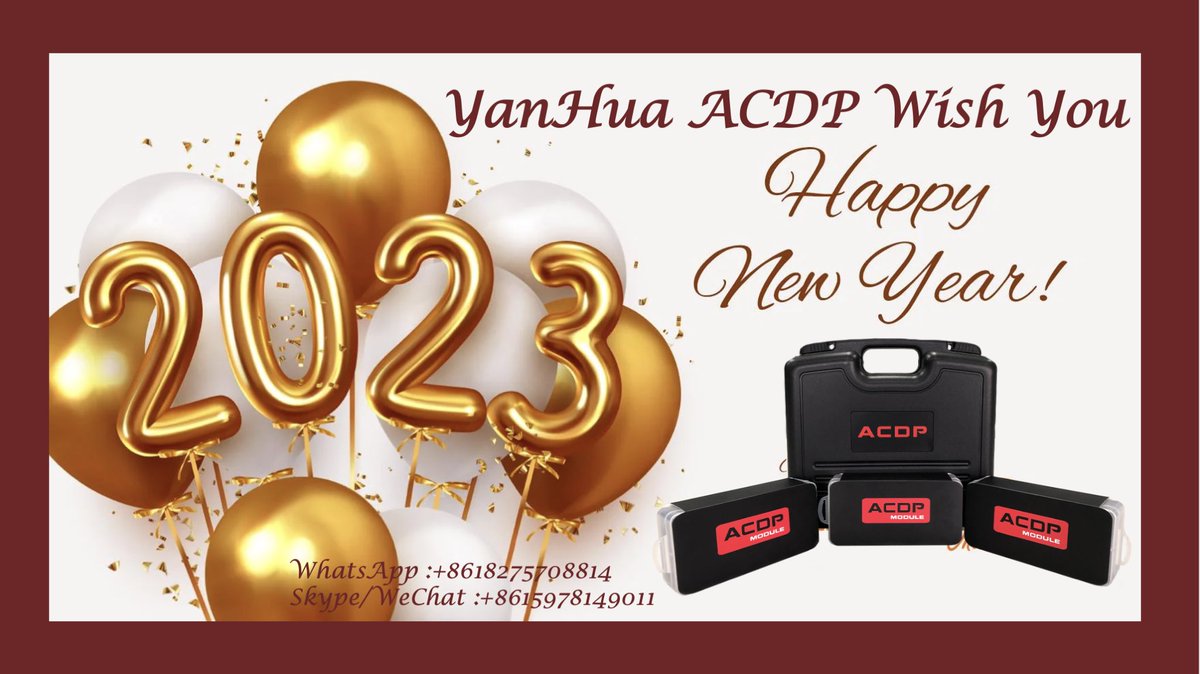 Yanhua Mini ACDP hope all your new year dreams come true.🥂🍾