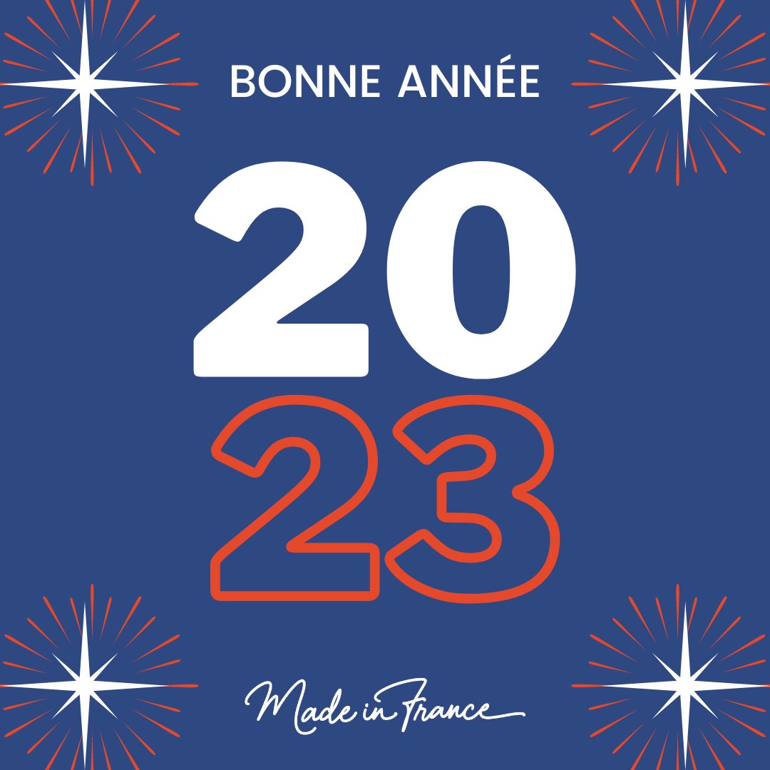 🎊 Bonne année à tous ! 
🎉 Nous souhaitons une année remplie de réussite, de santé et de bonheur à tous nos followers, clients et partenaires. 
Nous sommes impatients de poursuivre notre aventure ensemble en 2023. 🥰
#BonneAnnee #NouvelAn #Annee2023 #MadeInFrance #Entreprise