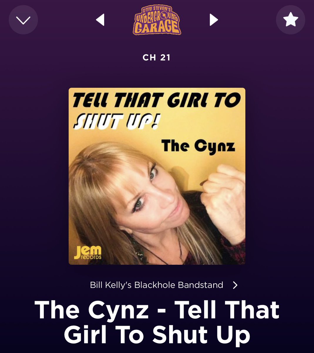 A huge thank you to #billkellysblackholebandstand #littlestevensundergroundgarage #LSUG for world premiering #TheCynz new single on #JemRecords #TellThatGirlToShutUp best NYE ever!