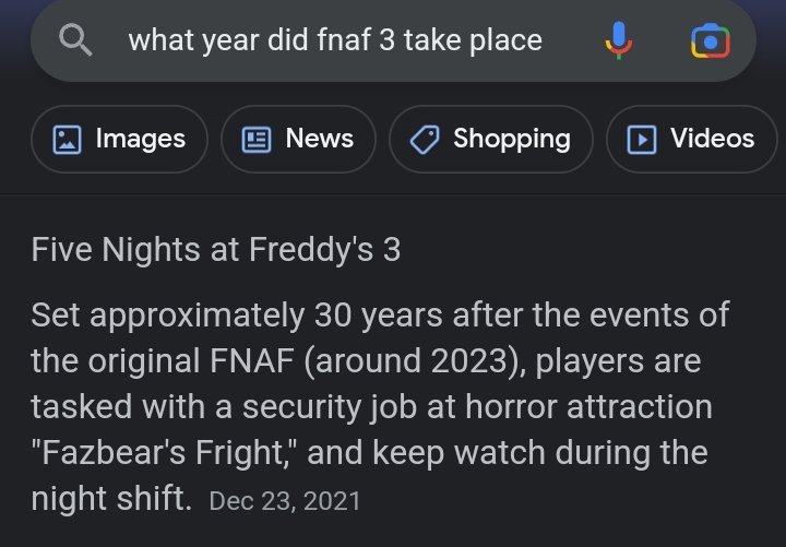 When Does FNAF 3 Take Place - FNAF Insider