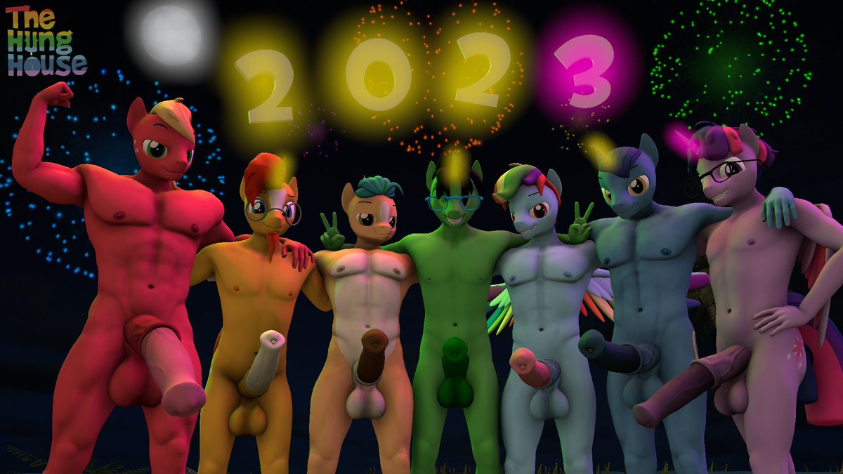 TheHungHouse's tweet photo. Happy New Year everyone!

We thank you from the bottom of our hearts (and the base of our cocks) for being with us through our journey!

We hope to have more of your love and any new followers to join us in the coming year!

🍏☀️🛡️🕹️🌈🌙✨
❤️🧡💛💚💙💙💜 https://t.co/9GsYzwO1ZB