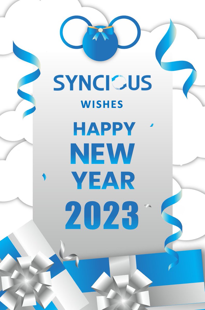 SynciousApp's tweet photo. Syncious wishes all a happy new year and achieves exciting opportunities in 2023. 
Let's raise a toast to yesterday's achievements and tomorrow's bright future.
#happynewyear2023 #Cloud #hpc #computing https://t.co/iZvZRjNziU