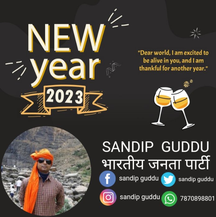 Happy New Year..!
"Dear world, I am excited to be alive in you, and I am thankful for another year."