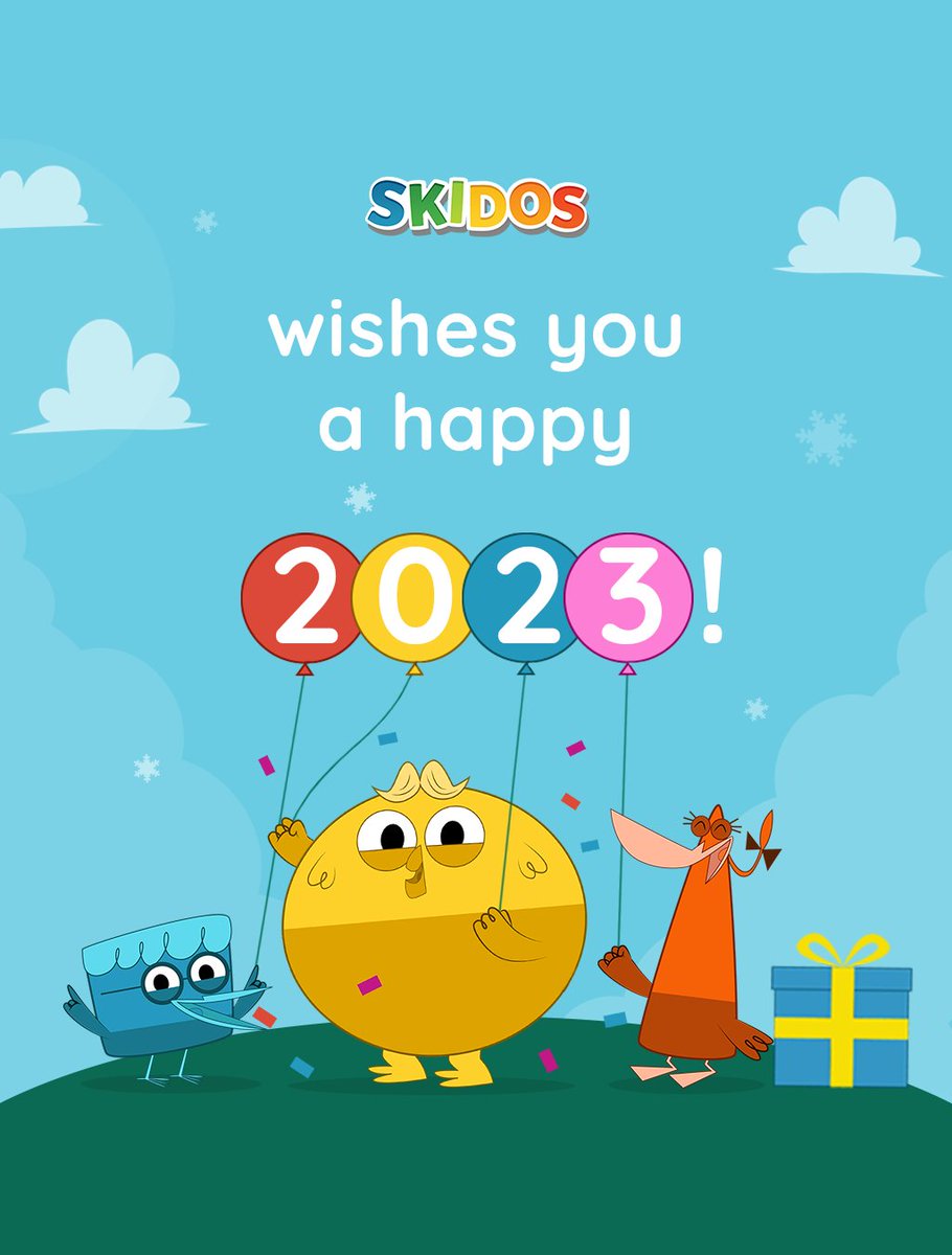 skidoslearning's tweet photo. Team SKIDOS wishing you and your family a happy 2023 with much fun, much learning! 🌟💖 https://t.co/lHKkU05lnk