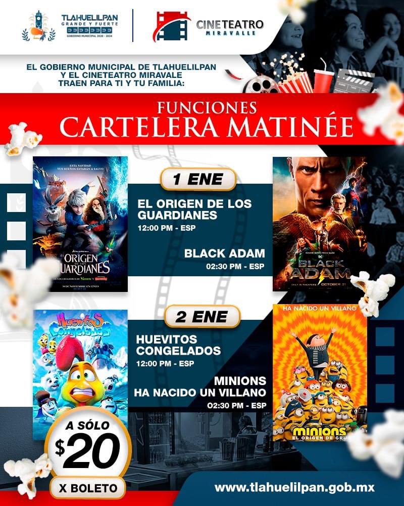 jadm_77's tweet photo. No se les olvide. Mañana inician las funciones en CineTeatro Miravalle. https://t.co/3lA4oiLM9h