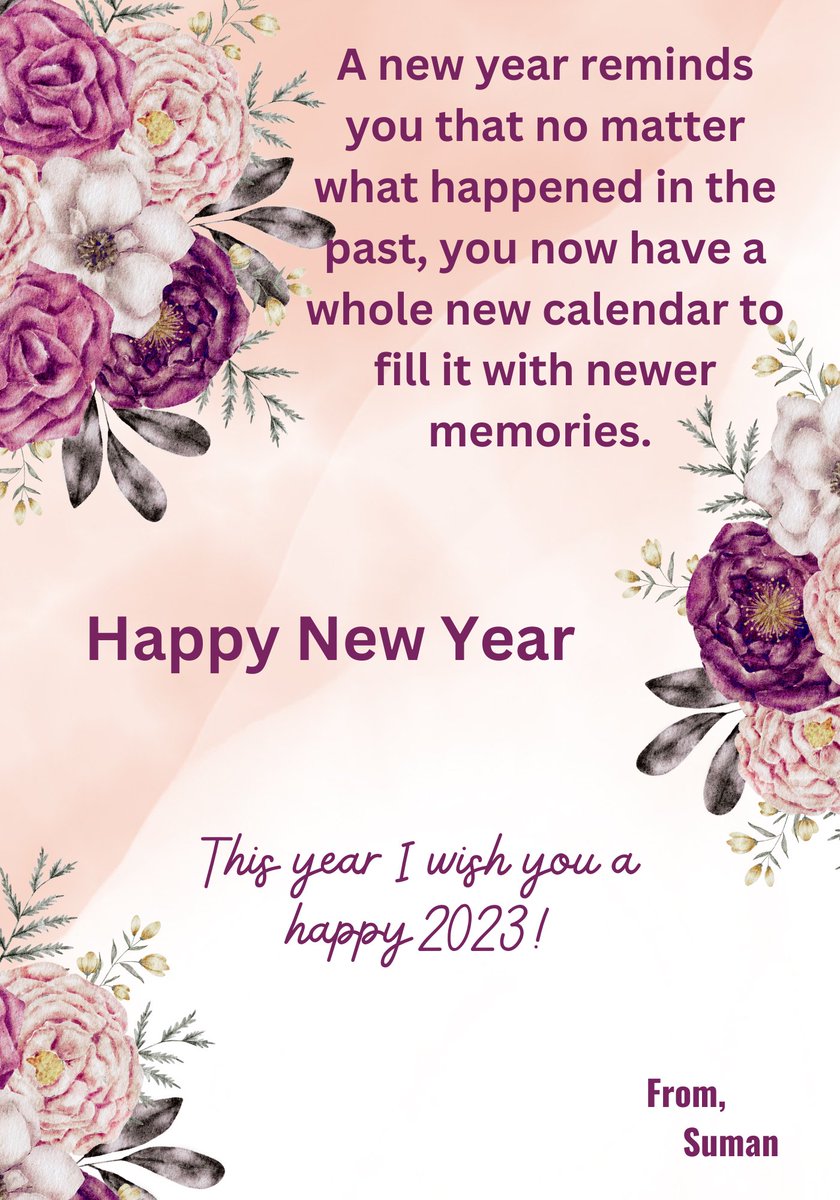 sumannandan19's tweet photo. Wish You all "#Happy_new_year_2023 
Suman Nandan 
SN SIR

#India
#Welcome
#NewYear2023 
#2023NewYear https://t.co/yoLcgd74KD