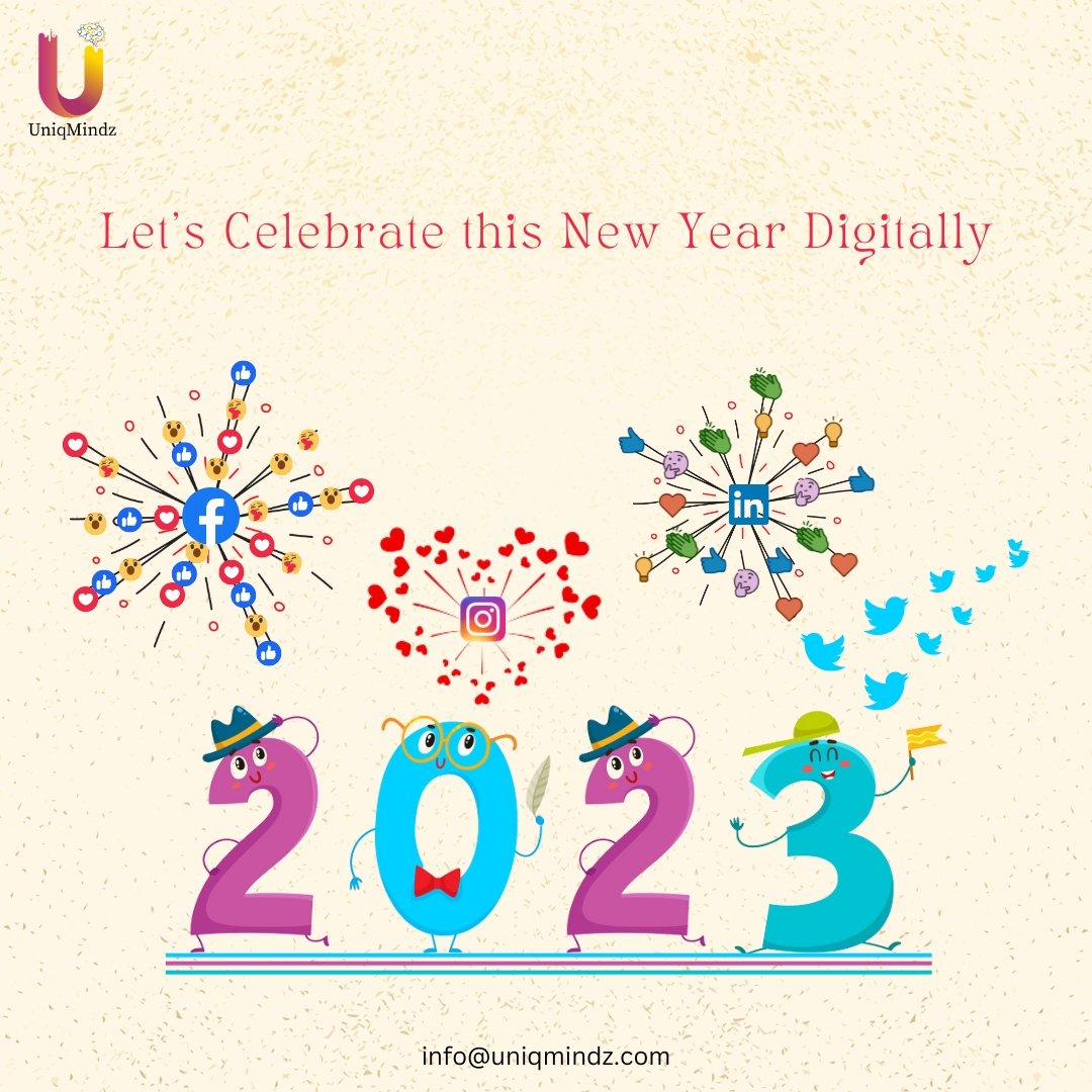 UniqMindz's tweet photo. Wish you all a very Happy new year. 
#BestWishes #NewYear #HappyNewYear2023 #HappyNewYear https://t.co/DTSWAx4tDE