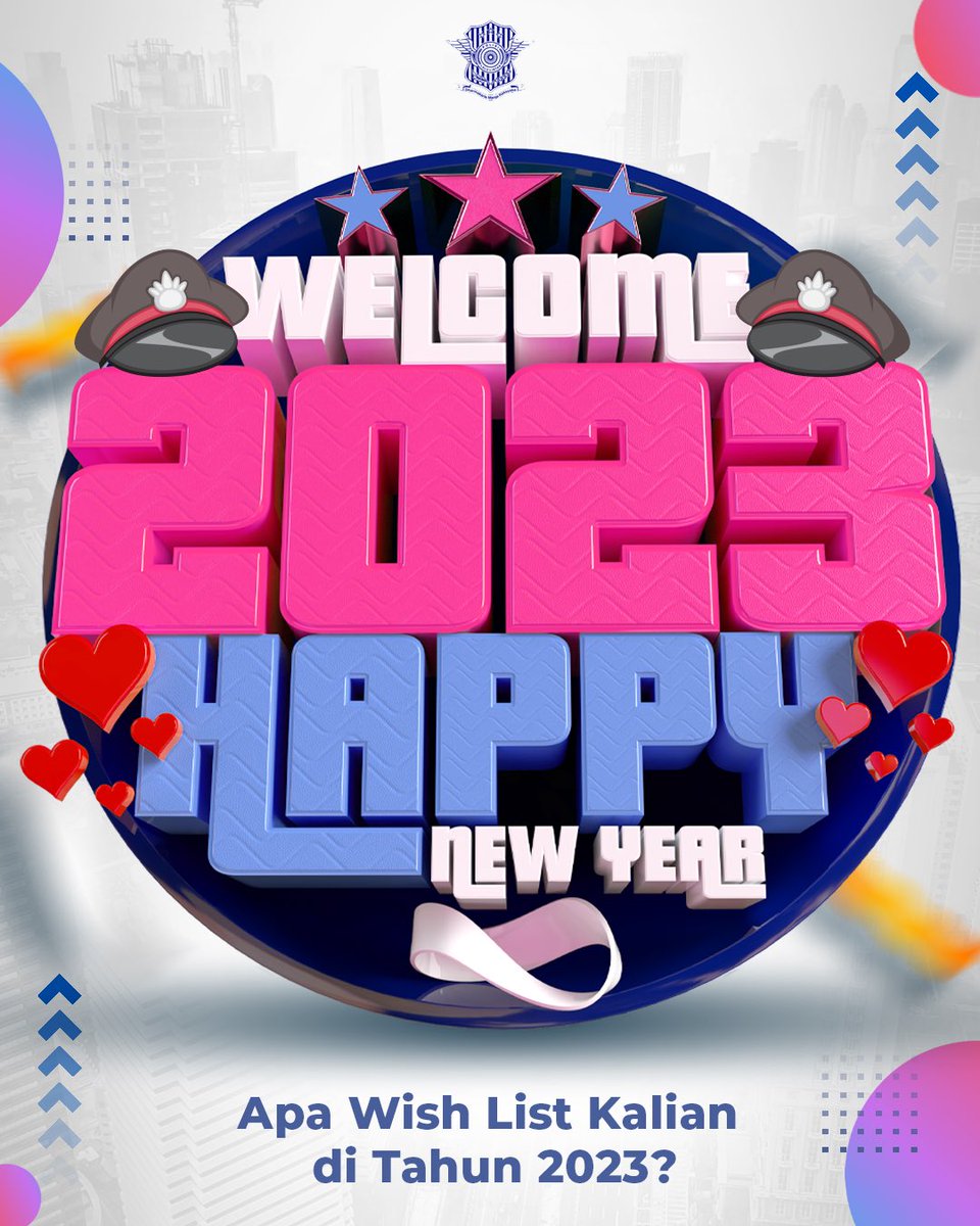 🎉HAPPY NEW YEAR 2023🎉

Tahun baru, angka baru, usia baru, dan juga harapan baru menunggu kalian di depan sana. Semoga tahun ini kita semua dipenuhi oleh kesuksesan dan kebahagiaan setiap harinya.

Apa wish list kalian untuk diri sendiri tahun ini?

#DigitalKorlantas
#SIMOnline