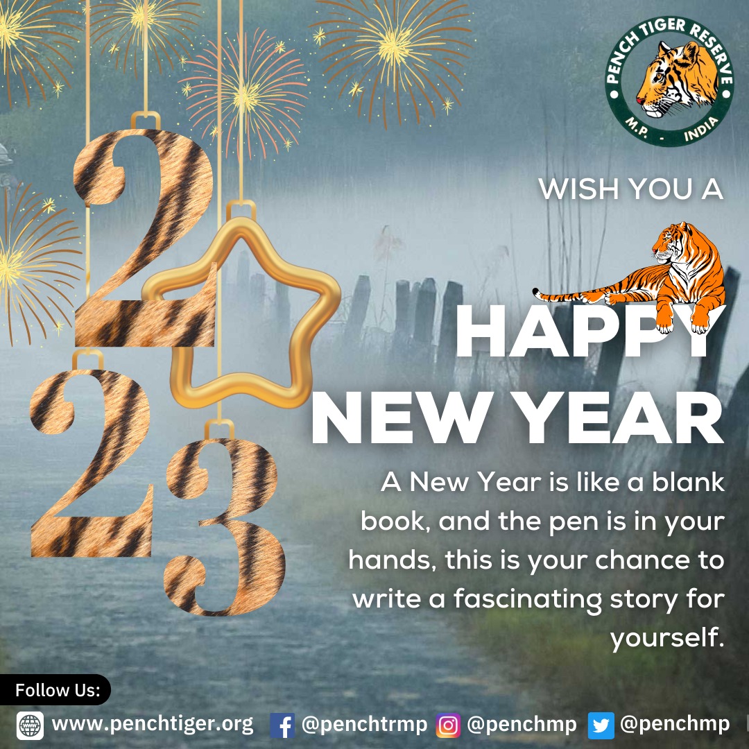 best of health, happiness, peace and prosperity.

Happy New Year 2023

 #environmental #penchtigerreserve #pench #tiger #conservation #environment #wildlife #penchnationalpark #newyear2023 #newyearwishes #newyear