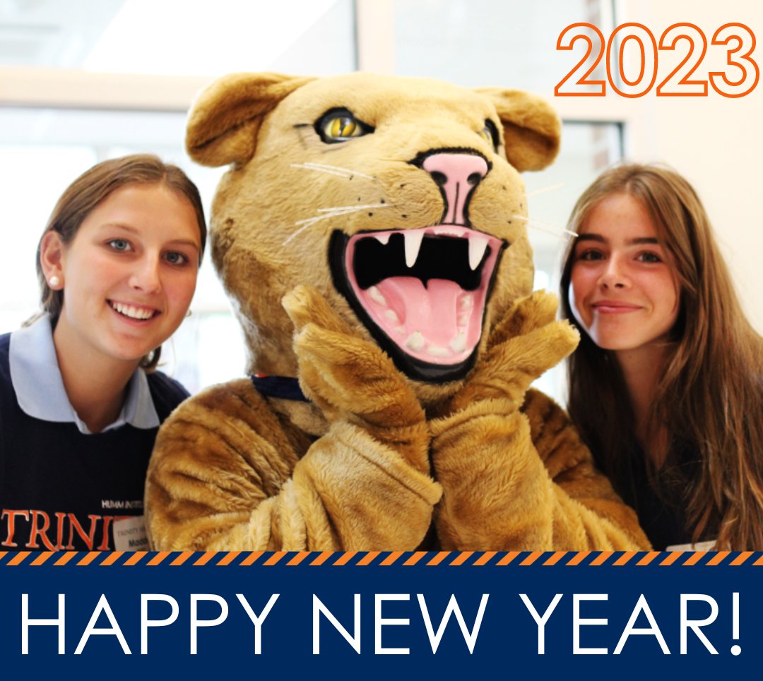 TrinityHallNJ's tweet photo. Happy New Year from Trinity Hall! #TH2023 https://t.co/t86tiNei7O