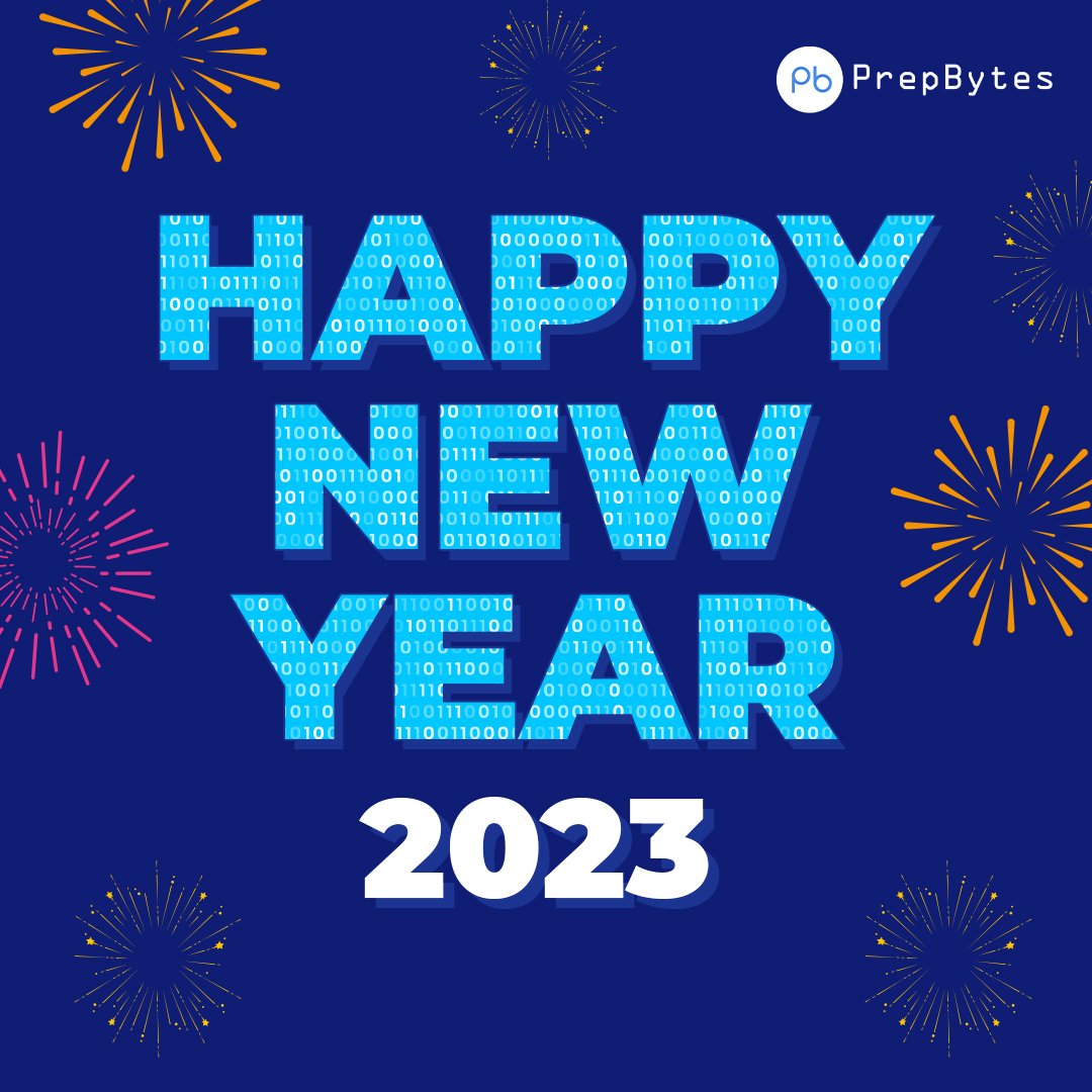 prepbytes0211's tweet photo. PrepBytes Family Wishes You A Great Year Ahead 🎉 We hope that the new year brings you good fortune &amp; everything you desire! Happy New Year 2023 

#prepbytes #happynewyear #newyear #learn #year #newyear2023 #NewYear #NewYear2023 #HappyNewYear #HappyNewYear2023 #happynewyear2023 https://t.co/8Z3kJhAX9d