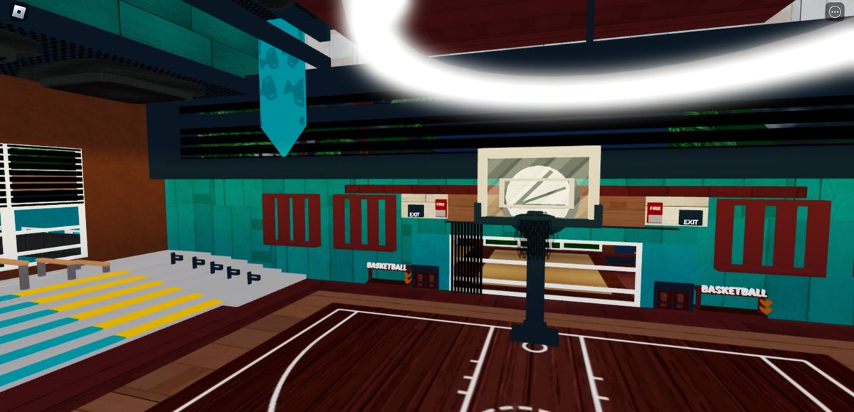 Here is the final sneak peek of the year. Box high school new Gym. #RobloxDevs #Roblox #Robloxdev #Robloxbuilder #NewYear #THELastof2022