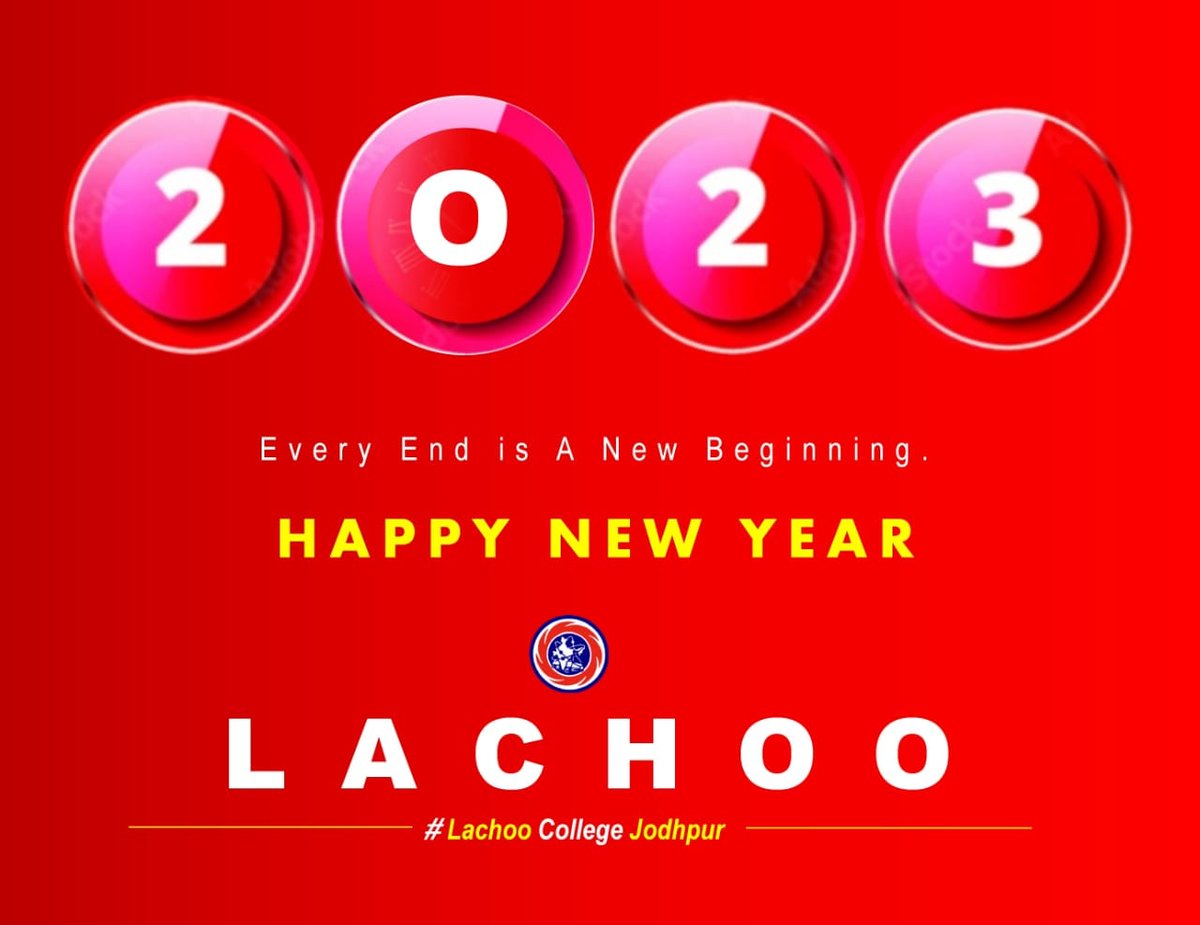 Happy New Year 2023
#LachooCollegeJodhpur
#LachooCollege