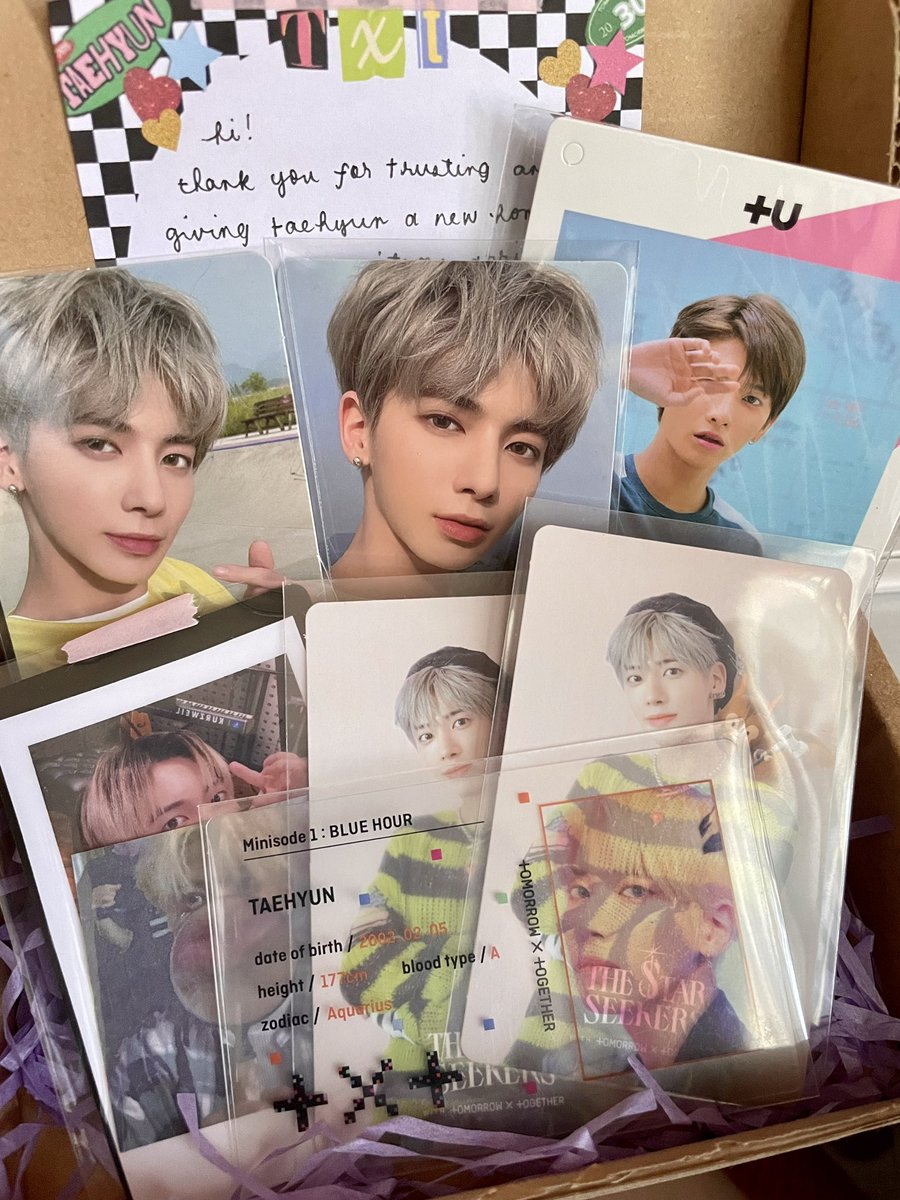 ktyunified's tweet photo. 💌: @kyeombins #genproofs
finally, taehyun pcs arrived safely! thank you po sa freebies, lalo na sa official pc huhu super naappreciate ko po 😭❤️ thank you soooo much! until next transaction po! ~ https://t.co/rDJD0qsno8