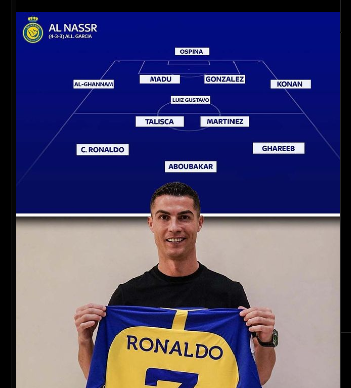fockyeh's tweet image. Ronaldo Gonna Play with Ghareeb, Lol. 
Ronaldo went from playing with benzema,dybala,bruno to these Scientific named guys. Sad Ending Bruh