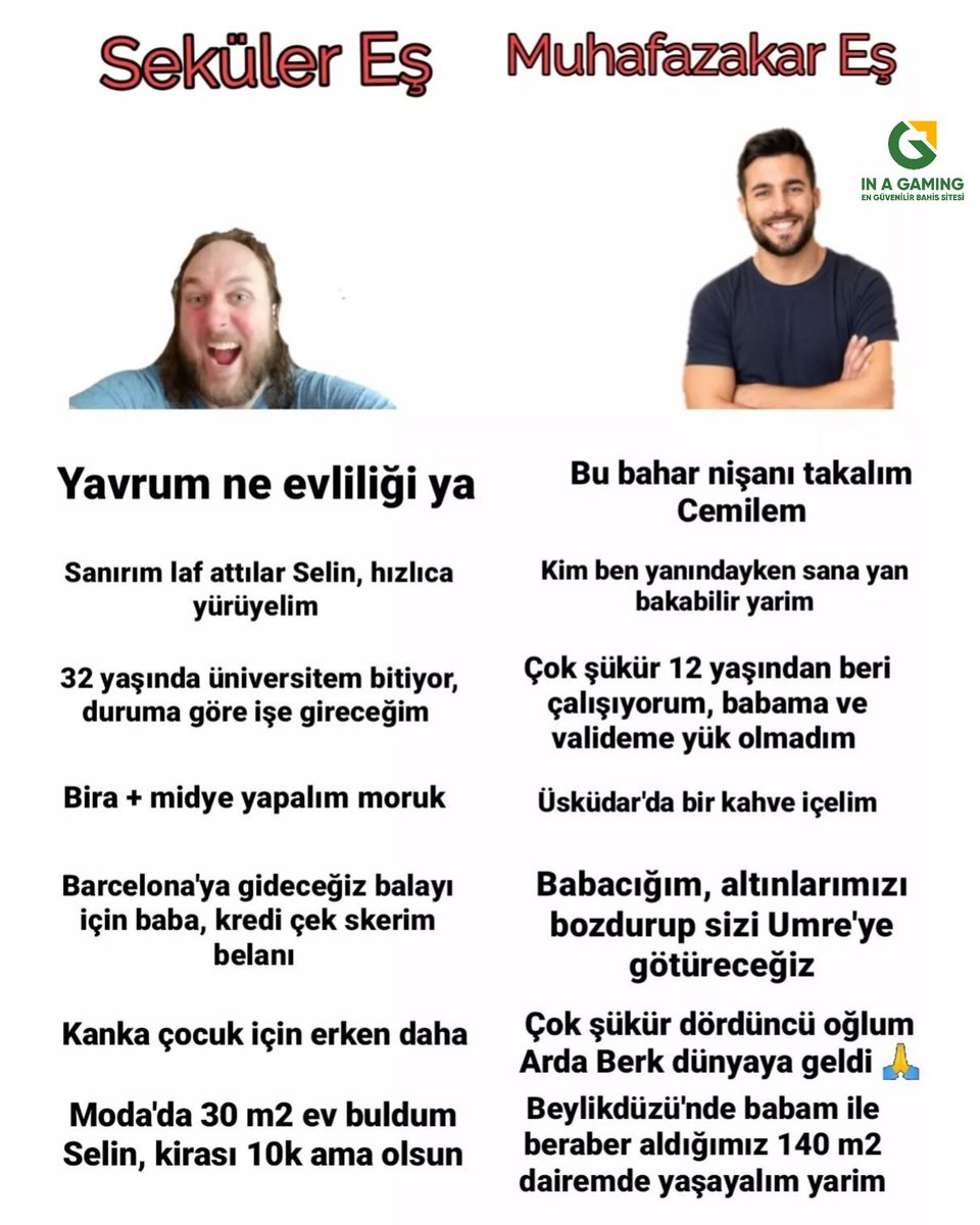 467-) Seküler eş / muhafazakar eş