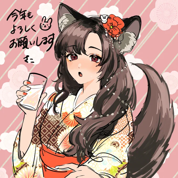 皆様の年賀絵が見れてしあわせ～!今年もよろしくお願いします! 