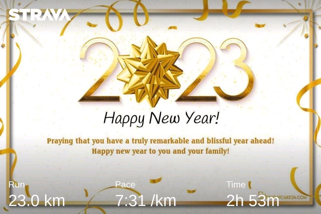 lifentimesofrd's tweet photo. Easy paced 23K to ease into 2023!
#HappyNewYear #HappyNewYear2023
#runner #TwitterRunners https://t.co/3vav77L22V