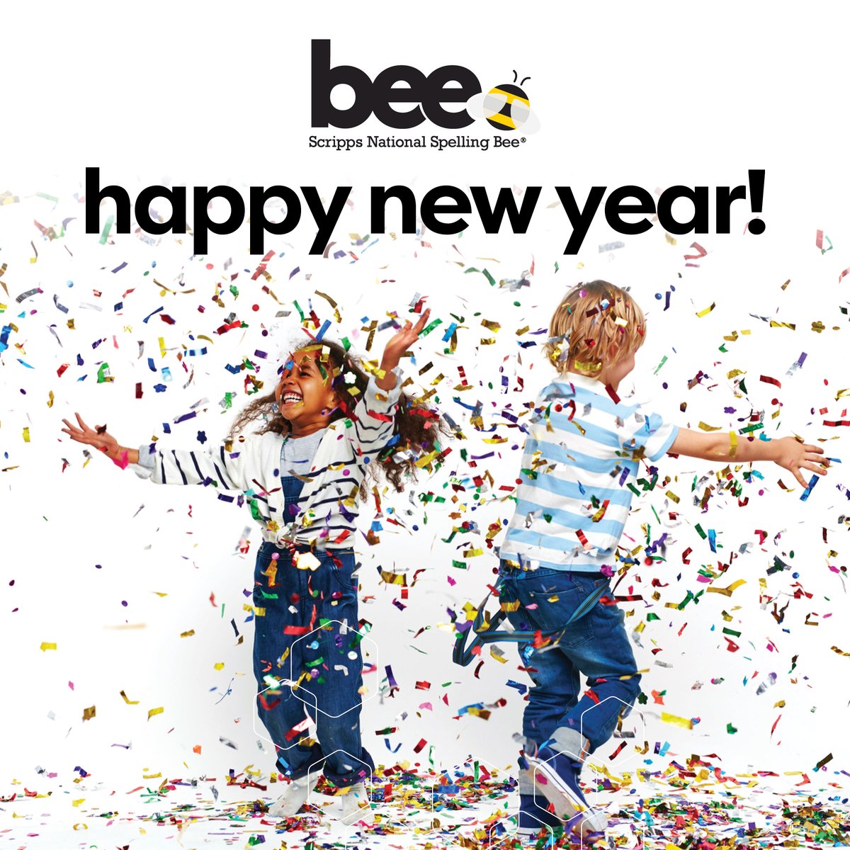 ScrippsBee's tweet photo. Happy New Year from the Bee Team! https://t.co/HHFnEZUtzI