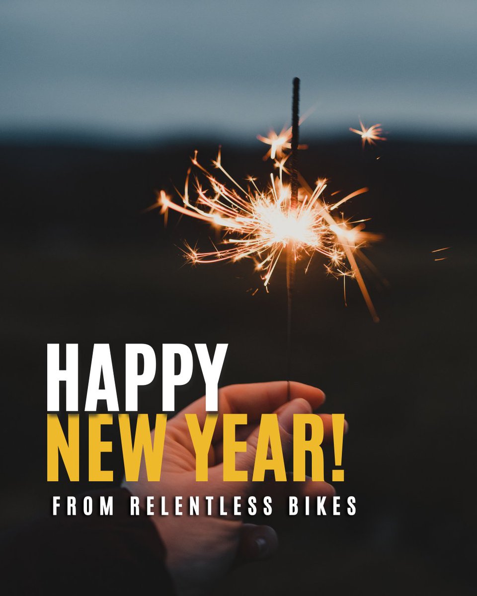 RelentlessBikes's tweet image. Hope you're ready for an adventurous #NewYear! Here's to living #Relentlessly in #2023. Cheers!🍾🥂🥳