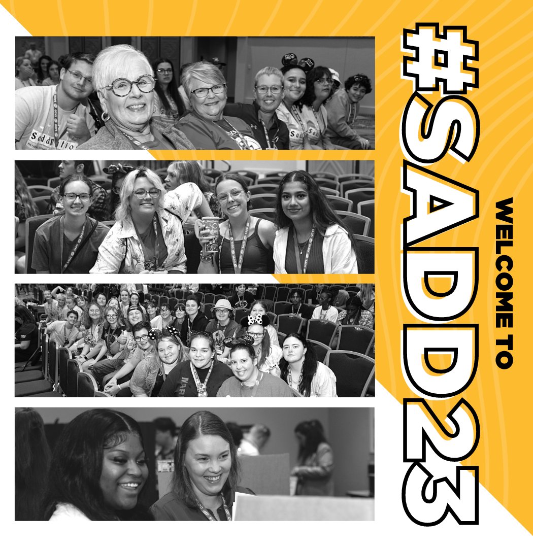 HAPPY NEW YEAR! #SADD22 was magical (iykyk), but we think #SADD23 will be the best year yet! 😍 We hope you'll include SADD in your new year's resolution - whether it's getting involved, embracing the mission, or supporting a student! Get plugged in at sadd.org/connect 🎉