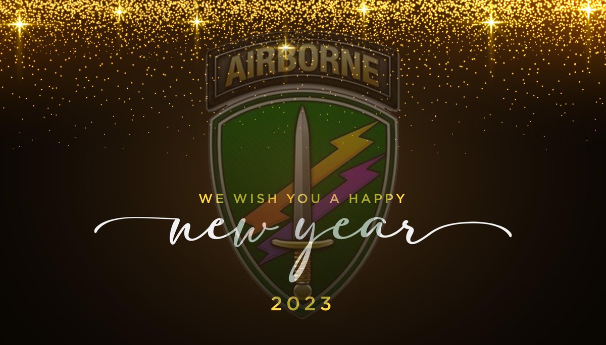 HAPPY NEW YEAR, from USACAPOC(A)! To all the Soldiers, alumni, families, and friends welcome to 2023!!!
#OneTeam #BySwordandDeed #HappyNewYear