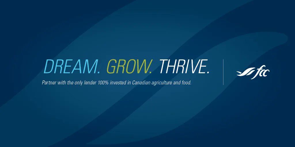 Going to #agdays23? FCC invites you to visit their booth and chat about farming, family or plans. Ask how they can help you build your business. fcc.ca
#dreamgrowthrive #agdaysplatinumsponsor @FCCagriculture