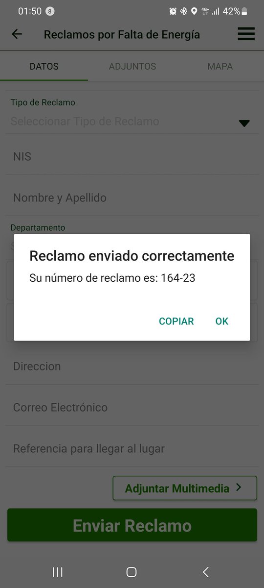 YnaKropff's tweet photo. @ANDEOficial Favor reponer energía https://t.co/UzpSK3f8cK
