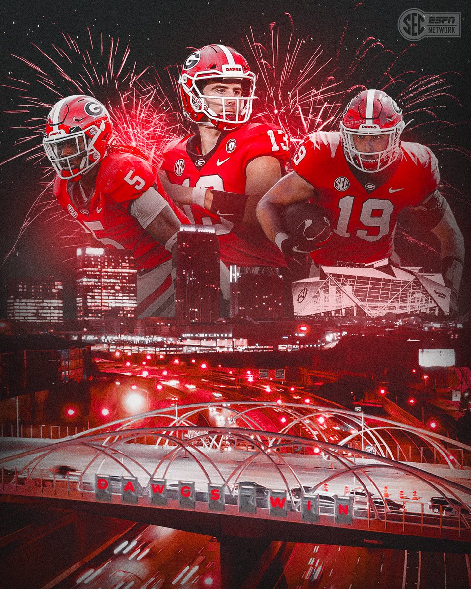 SECNetwork's tweet image. COMEBACK COMPLETE!

@GeorgiaFootball is headed to the national championship for the second straight year 🐶