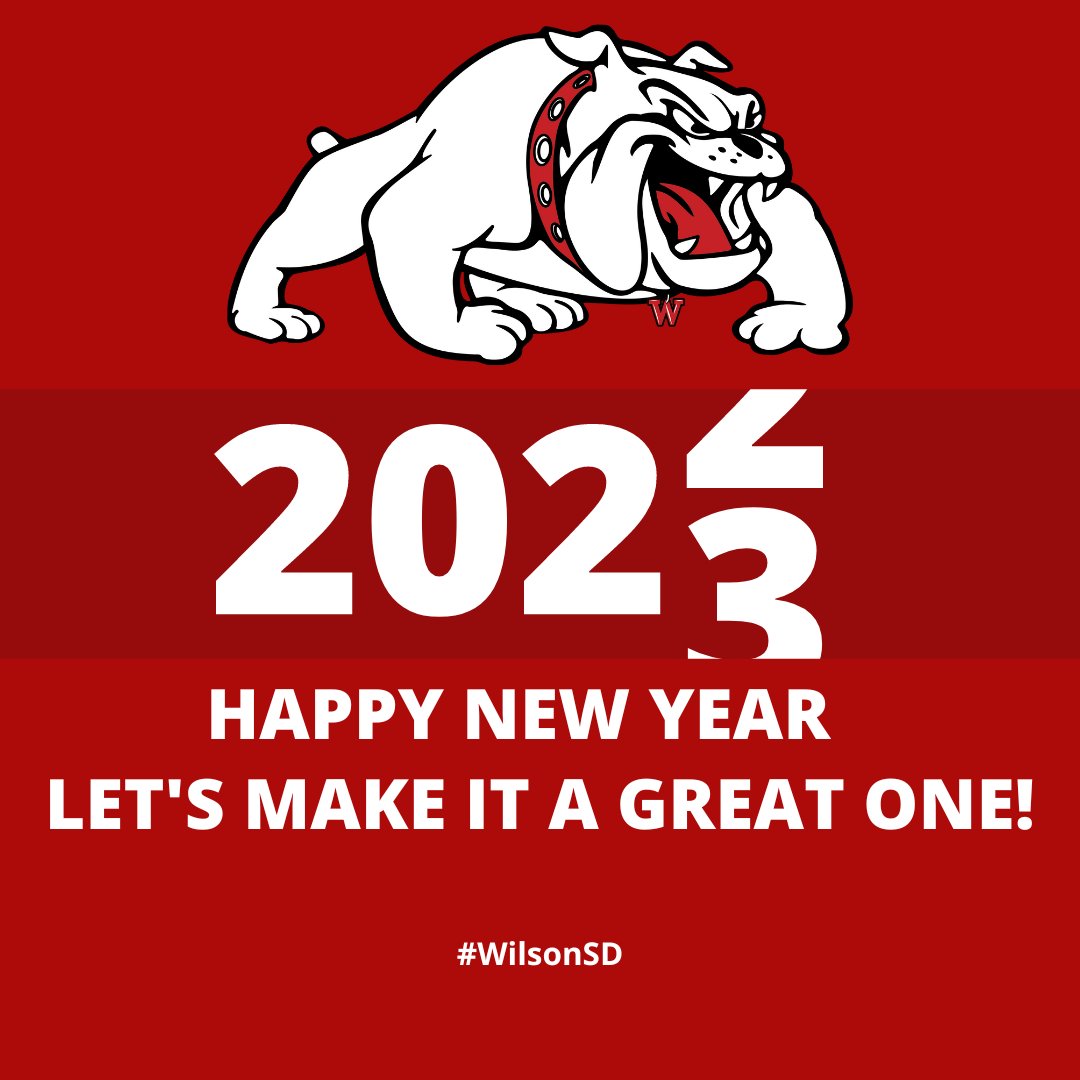 Happy New Year, Wilson Family!
#WilsonSD