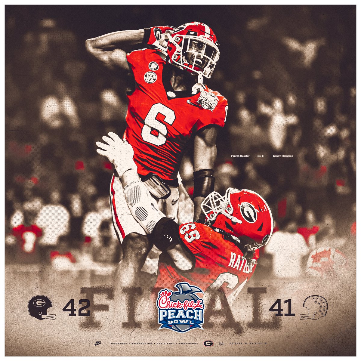 DAWWWWWWWWWWWWWWGS on 🔝 #GoDawgs | #CFAPeachBowl