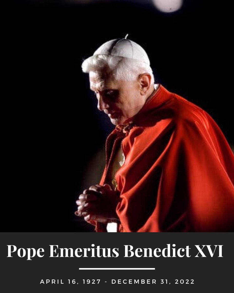 EyeCorps's tweet photo. 🇻🇦Ruhe in Frieden, Pope Emeritus Benedict XVI. 🇻🇦 https://t.co/n6qz6tc7gq