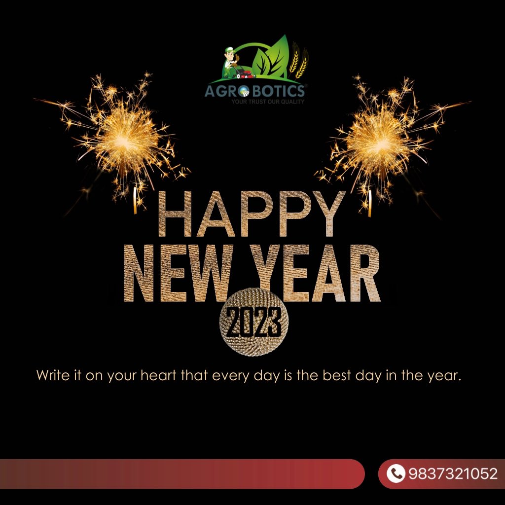Khan9man's tweet photo. @Agro_Botics Happy new year 2023 https://t.co/VgAFuCgtKv