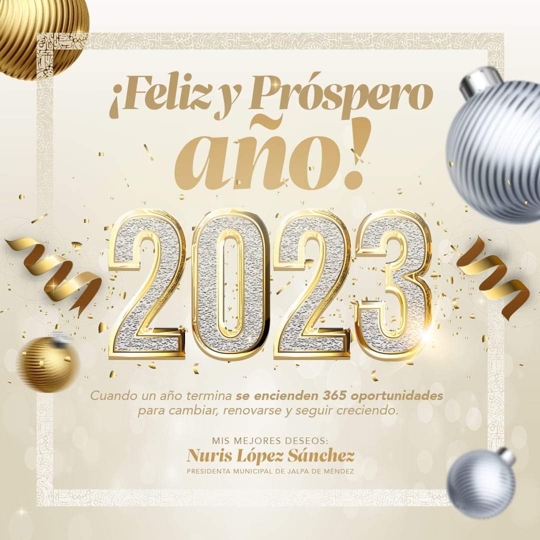 Deseo que la armonía familiar, el amor, la salud y el bienestar reinen en todos los hogares.

iFeliz año nuevo!
