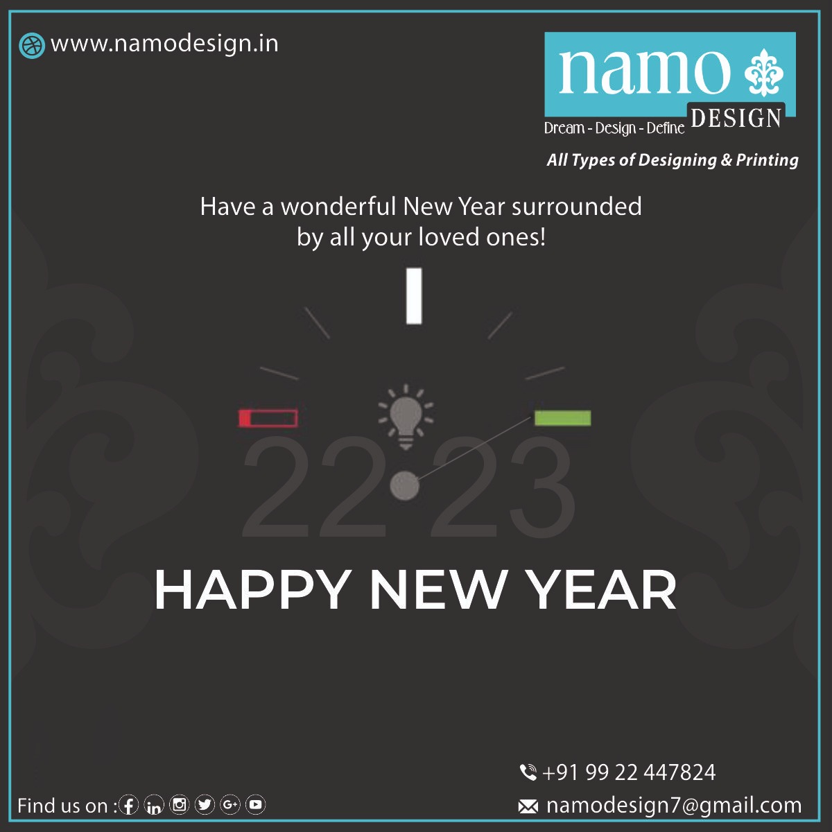 NamoDesign's tweet photo. Welcome the arrival of the New Year with a pure mindset and a kind heart. https://t.co/WUoa4AYJDN