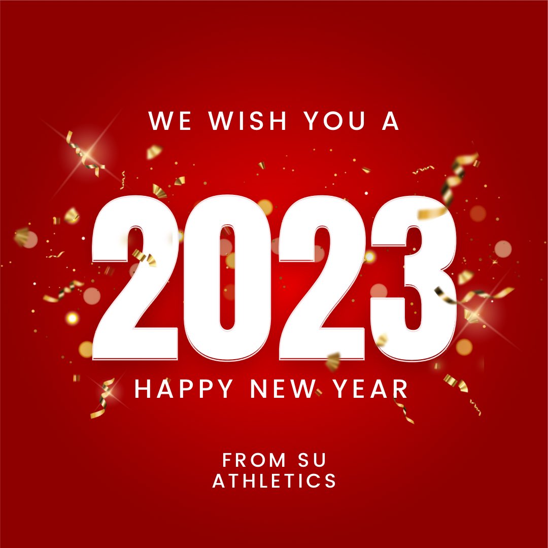 Happy New Year Raider Family 🥳

We can’t wait to see what 2023 has install for SU Athletics 🫶