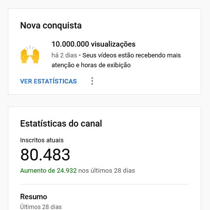 nerdfusao's tweet photo. Entramos 2023 com 80 mil inscritos e 10 milhões de views. Tudo em um momento difícil onde eu estava prestes a desistir do Canal. Voltamos a ter esperança.
Feliz 2023 a todos! https://t.co/YGQdWhbldC