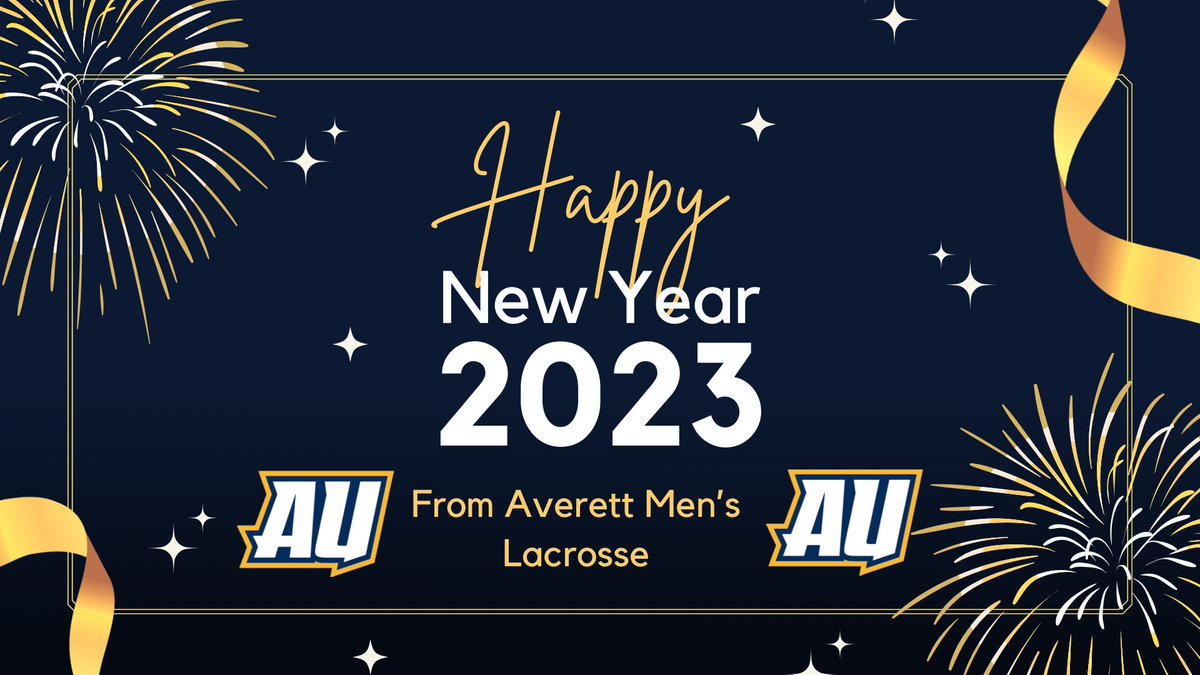 AverettMLax's tweet photo. Wishing everyone out in cougar nation a Happy New Year! #AUMLax #AUCougars 🎆🎇🥍 https://t.co/9dJXauXz6l