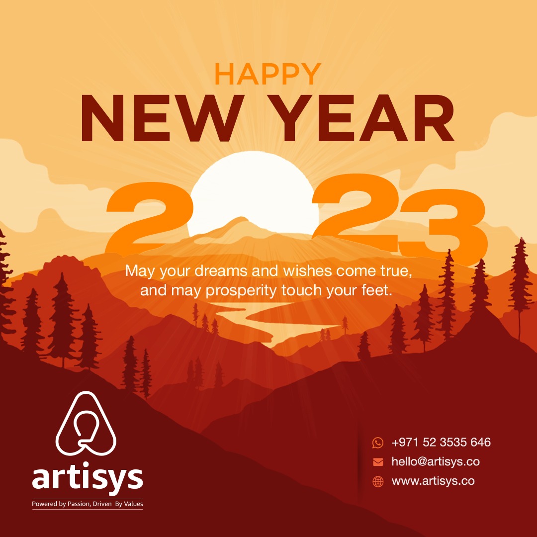 hello_artisys's tweet photo. On this New Year , May you change your directions and not dates, change your commitments and not the calendar, change your attitude not the actions , No matter how hard the past, you can always begin again .. Happy New Year 2023💐🎊 #happynewyear #newyear #happy #goals #success https://t.co/wmVVO27osG