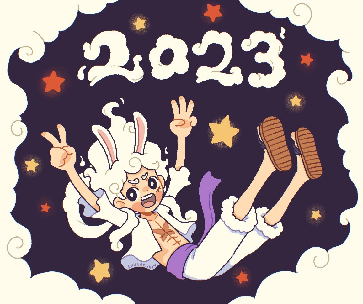 モンキー・D・ルフィ 「happy new year!!  」|chuna 💖 🔜 TDS2のイラスト