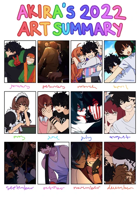 30 minutes until 2023.. not completely proud of my art this year but progress is progress 