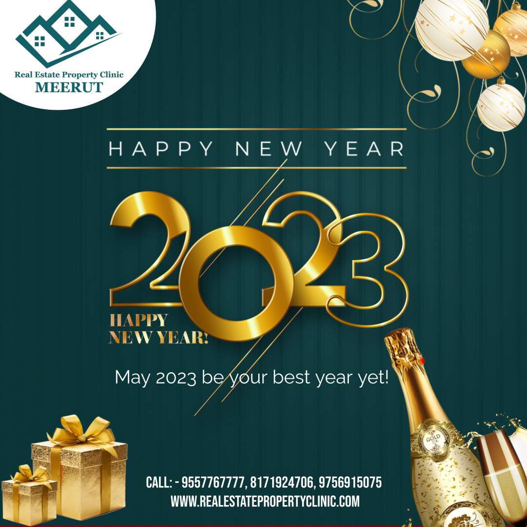 MeerutInvestors's tweet photo. Cheers to the New Year! The year 2023 is unquestionably going to be yours.

#RealEstatePropertyClinic  #HappyNewYear #NewYear #NewYears 
#NewYearsDay #HappyNewYear2023 #Party https://t.co/9caN3KHQnk