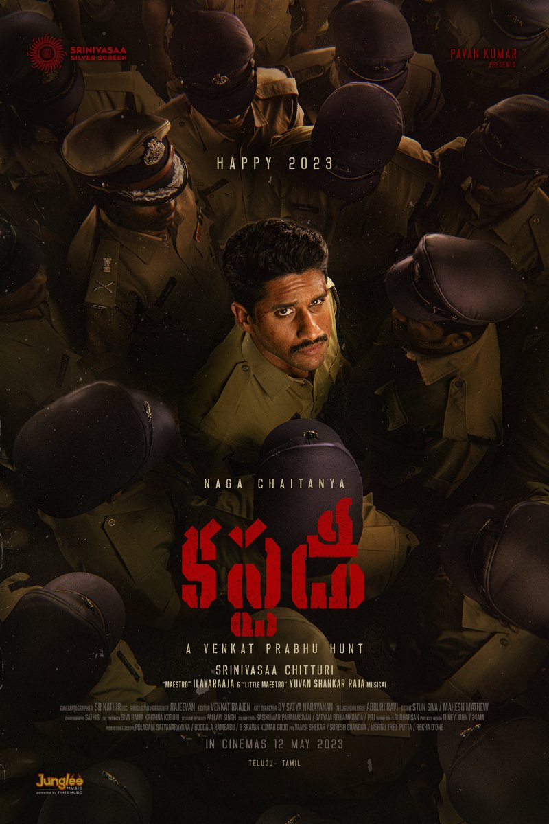 vp_offl's tweet photo. Happy 2023!! Here is a small glimpse from my next #Custody https://t.co/7Iaztq9Sv3 @SS_Screens @chay_akkineni @ilaiyaraaja @thisisysr @srkathiir @thearvindswami @IamKrithiShetty @rajeevan69 https://t.co/ifszxcimFt