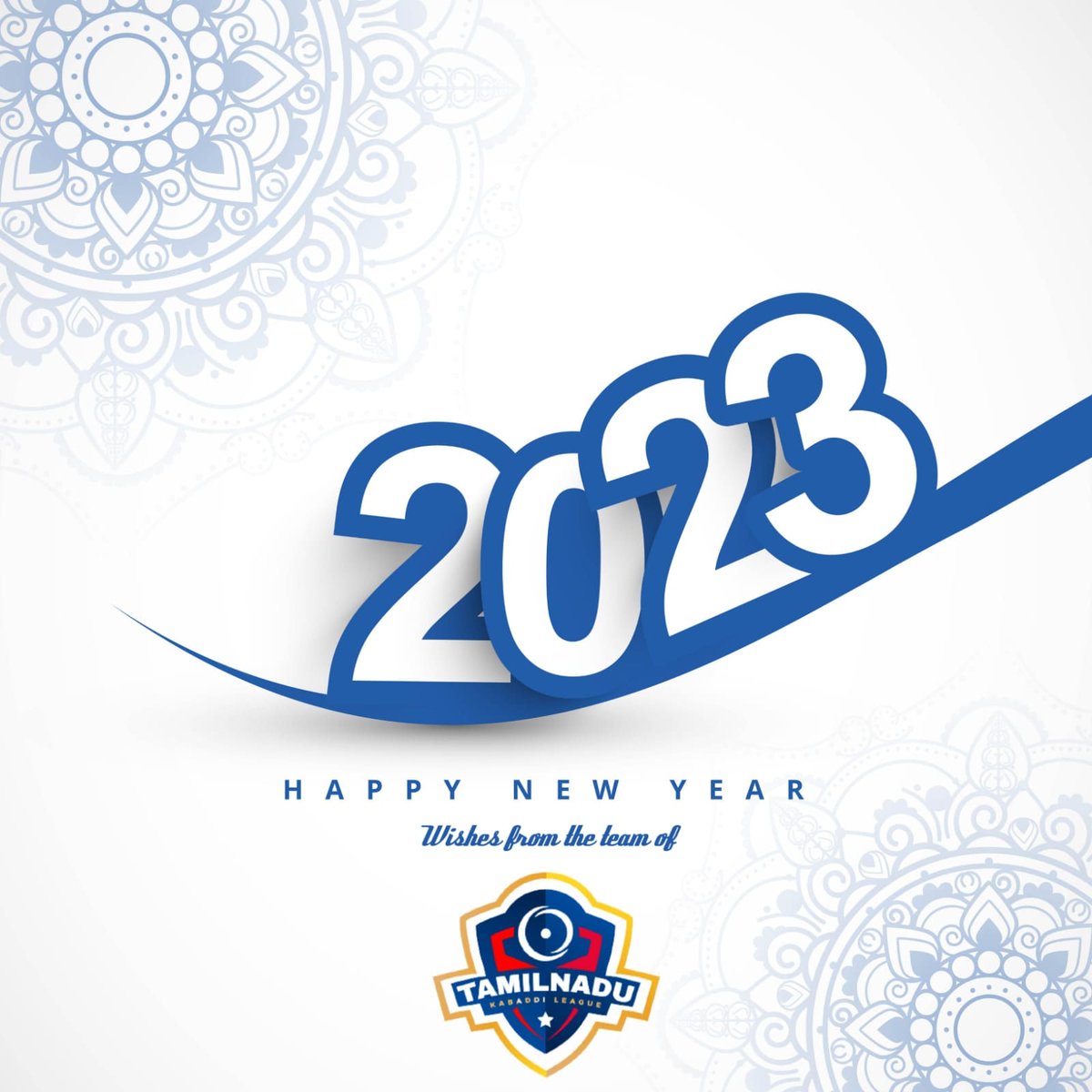 LeagueTamilnadu's tweet photo. Happy New Year To All
Wishes From The Team Of 
Tamilnadu Kabaddi League ..🤼‍♂️

Kabaddi kabaddi.🔥

#happynewyear
#TAMILNADUKABADDILEAGUE
#தமிழ்நாடுகபடிலீக்

#happynewyear2023 #newyear #kabbadi2023 #IdhuNammaAatam #kabaddithathuvangal
#lycanevents #lycansports #firstintamilnadu https://t.co/DSxnoFqUqr
