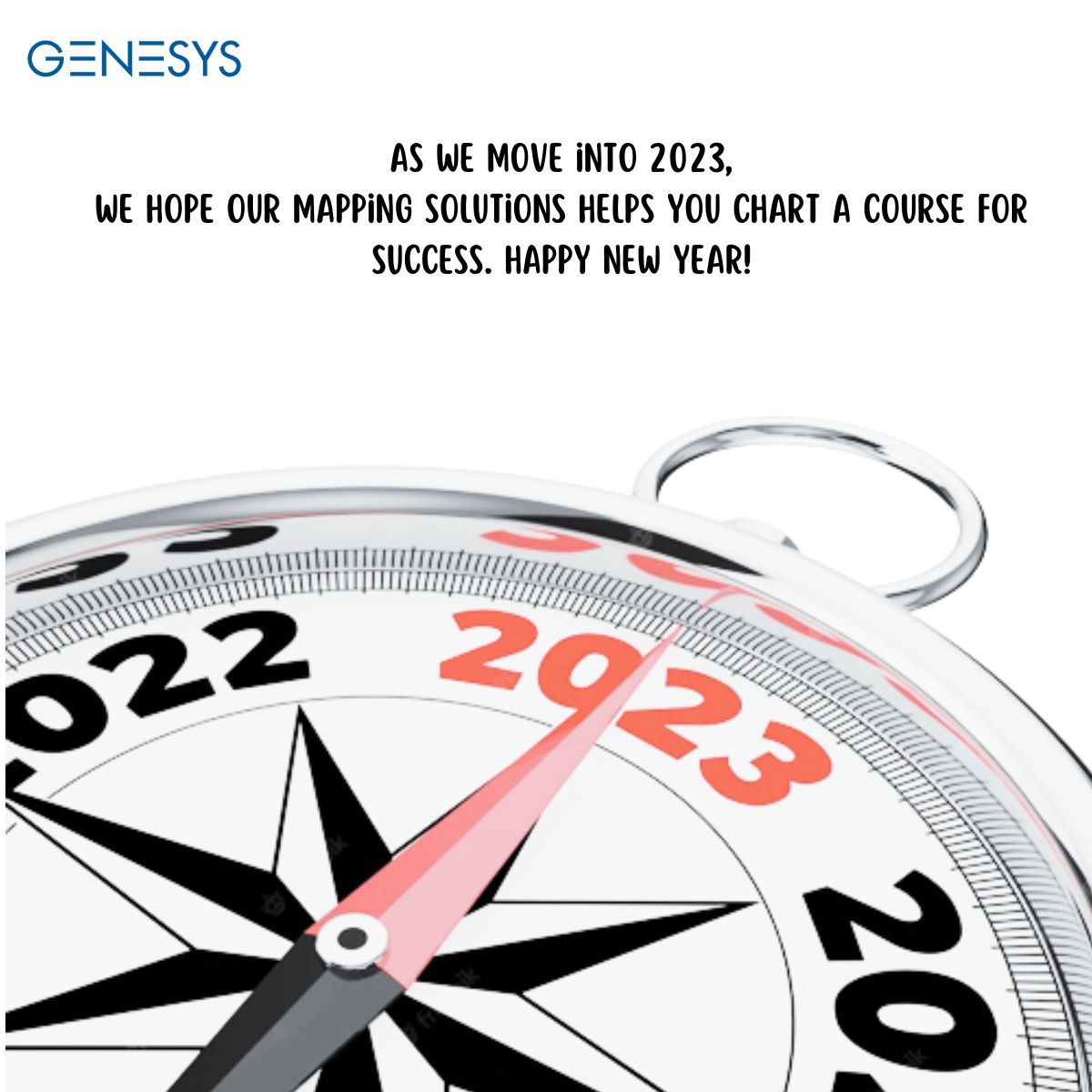 Genesysmaps's tweet photo. We're so excited to map out a brand-new year with all of you! Wishing you all the best in 2023!

#GenesysInternational
#newbeginnings #maps #gis #MapItOut #MapsAndMore
#GeoCommunity #GeoTech #Geospatial #LocationData https://t.co/r5wiW94ZLU